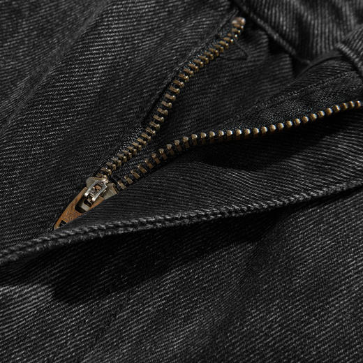 gxg.jeans男装牛仔裤个性拼接黑色水洗基础大口袋宽松裤子11C105001F 商品图4