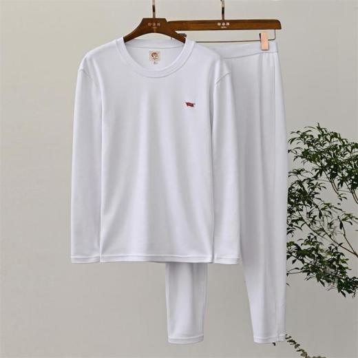 致敬国货 新疆长绒棉【婴儿级亲肤】拾柒棉木棉拼接秋衣套装  5秒沉水   绵软亲肤 优选 商品图3