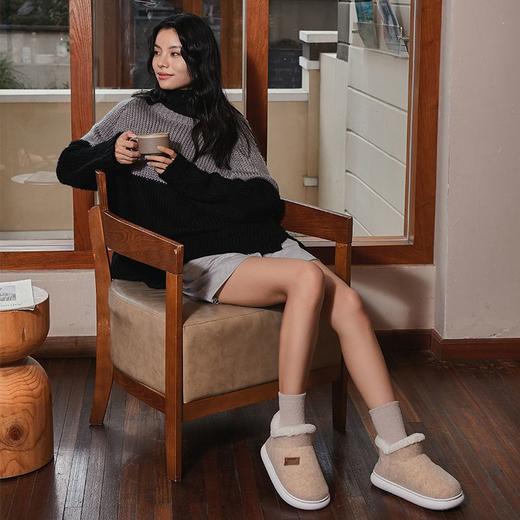 【清仓】朴西贝果女男士情侣超舒适软弹保暖棉拖鞋居家室内室外 商品图4