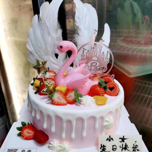 【创意火烈鸟水果蛋糕】 商品图0