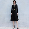 IWY/新款气质黑色长袖西装半裙两件套气质修身职业裙装工作服CS2130 商品缩略图2