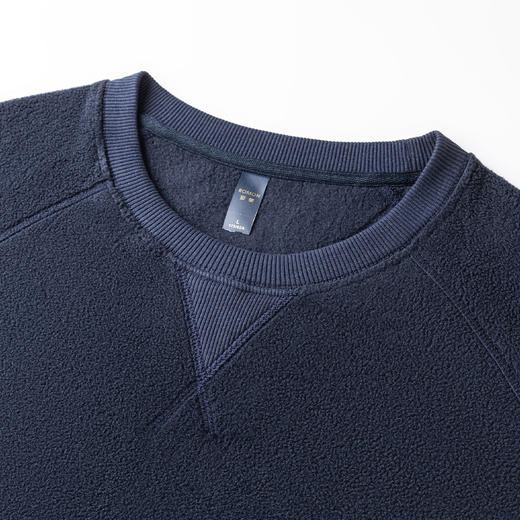 【双面摇粒绒】罗蒙秋冬男士加绒加厚保暖卫衣男休闲百搭舒适通勤男上衣 商品图6