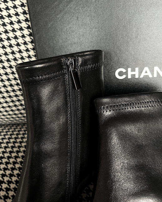 现货 THS 12.9-限时 香家 进口羊皮鞋头拼接短靴 2色 BZ1228 商品图9