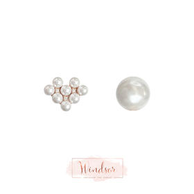 LHWINDSOR 原创设计创意双面爱心饼干耳环