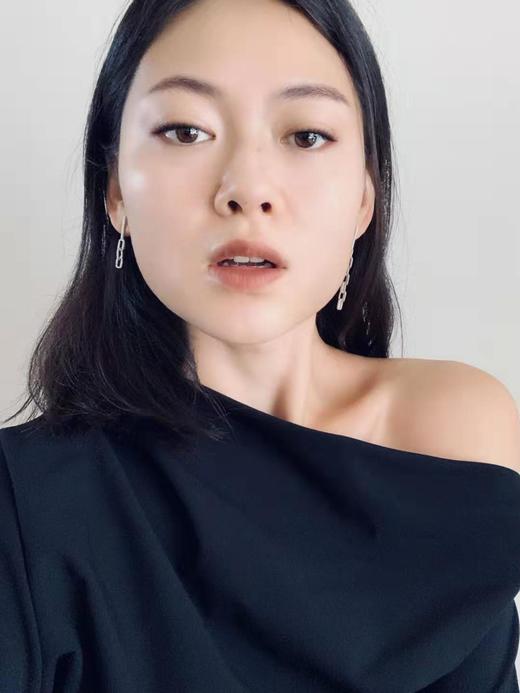 LHWINDSOR 倔强的锁链耳环闪钻不对称长链耳环LHWindsor 商品图1