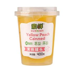 索鲜黄桃罐头400g