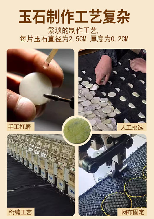 玉石艾灸垫（150*60cm）【补充能量  艾灸、汗蒸 冬暖夏凉  美容毯】 商品图10