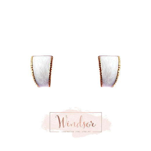 LHWINDSOR温莎珠宝 生命力耳环原创设计耳饰小众设计小清新饰品 商品图1