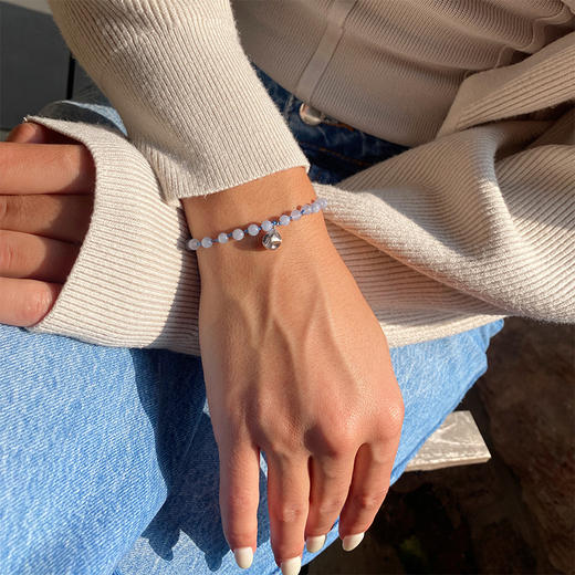 LHWINDSOR 原创设计简约珠串净透气球天空项链气球天空手链 商品图4