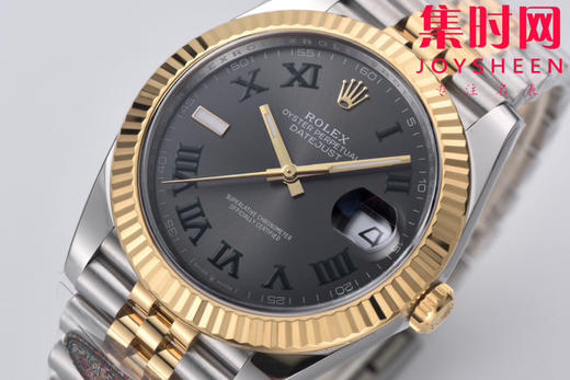 C厂劳力士日志型41mm 间金绿萝 3235机 五珠链 904L钢 男士腕表 商品图1