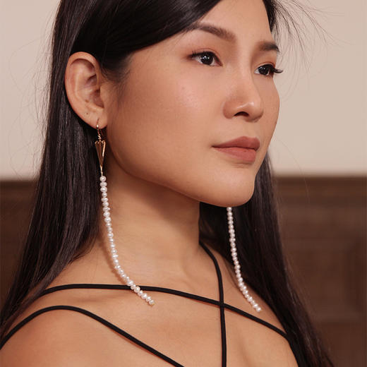 LHWINDSOR feel the rain雨伞珍珠耳环原创设计个性气质长款耳饰 商品图4