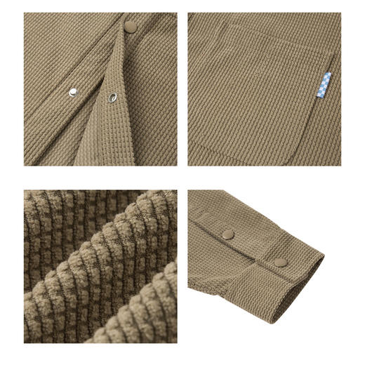 gxg.jeans男装秋季简约口袋设计翻领长袖衬衫 热卖衬衫 JEX10301433 商品图3