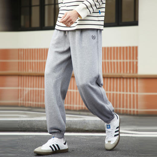 gxg.jeans男装秋季双色弹性腰围设计收口针织裤JED10207333 商品图2