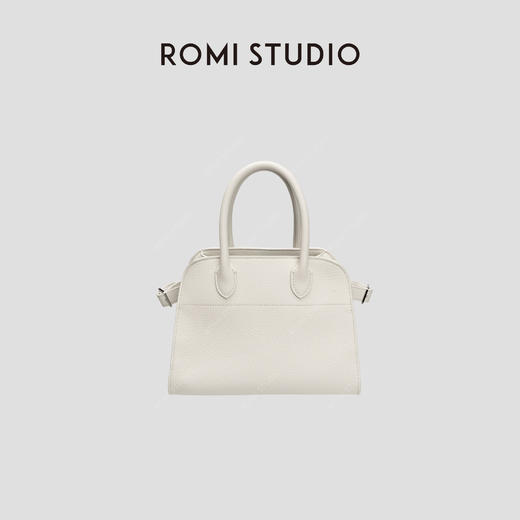 ROMI STUDIO“简约随性”气质百搭肌理感荔枝纹手提斜挎托特包B3550 商品图4