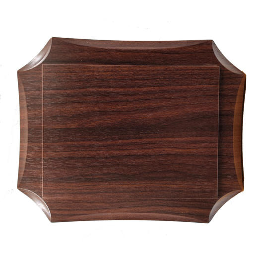 八角胡桃木奖牌 商品图0