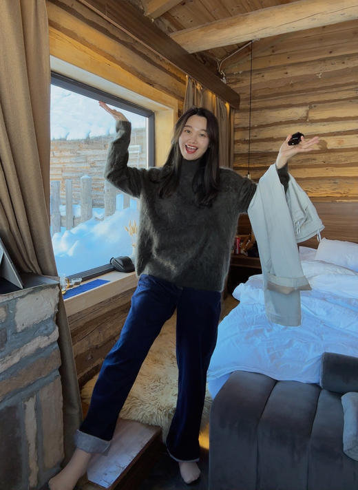 一触即暖加绒加暖新镰刀土壤系列牛仔裤 商品图4