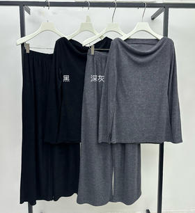 【门店同款】ENJOY秋季气质一字肩垂感套装 159208815