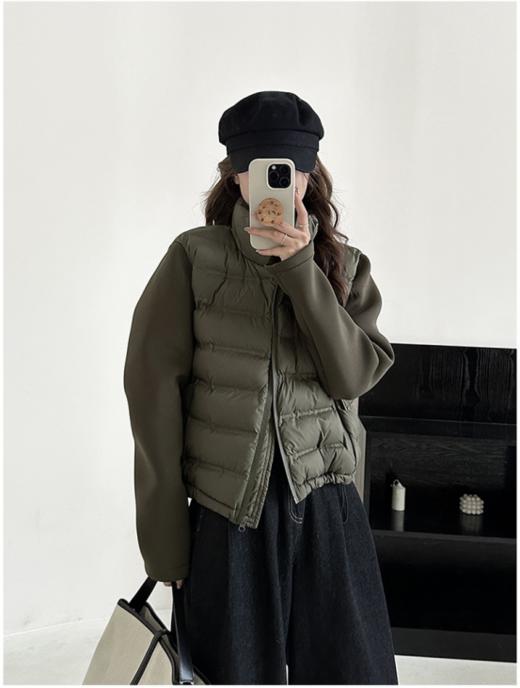 ☺️【小野日记Yono's Diary立领保暖棉衣外套XY-F-8823】 💋 超级棒的韩版通勤百搭👏短款加厚立领保暖宽松棉衣外套🌸！保暖时尚 ，✨超级推荐 ！！ 商品图5