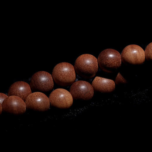 【青山特惠】0.6*108颗印度迈索尔正区黑肉老山檀手串 L30 商品图5