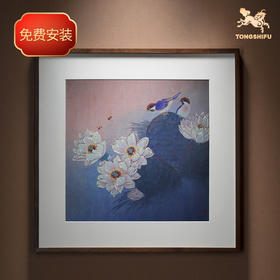 铜师傅 手工錾刻 铜雕画《恋歌》客厅玄关画沙发背景墙装饰画