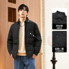 gxgjeans男装2024年冬季热卖轻薄黑色翻领短款衬衫羽绒服男 商品缩略图1