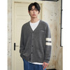 gxg.jeans男装2024年秋季热卖灰色刺绣开襟毛衫J24D303001 商品缩略图1