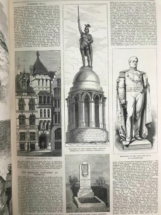 41*30cm！1875年下半年 伦敦新闻画报 数百幅版画插图 布脊精装8开 商品图10