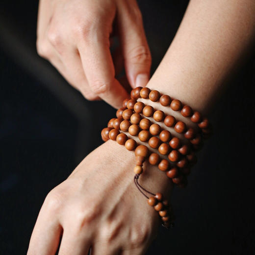 【青山特惠】0.6*108颗/ 0.8*108颗 正区老山檀 沉水 红肉级老料手串 L11 商品图8