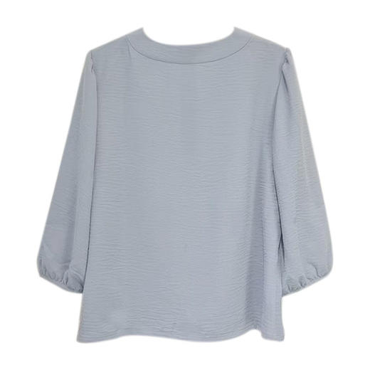 VIVIAN LIU薇薇安刘R2423006春女装新款时尚V领大袖口上衣 商品图1