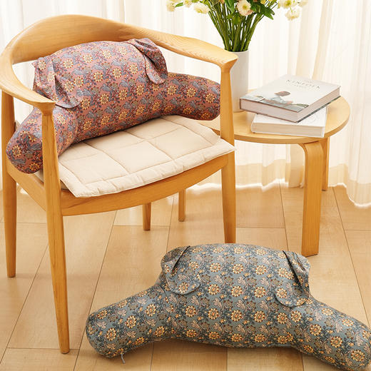 莫里斯系列小狗腰靠靠垫办公椅靠背垫工位腰靠垫护腰座椅腰托可拆洗久坐 商品图0