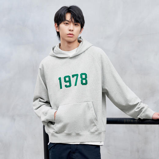 gxg.jeans男装  春季热卖数字设计情侣连帽卫衣休闲时尚好搭JFD13100151 商品图2