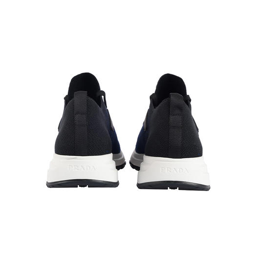 【超惠秒】Prada 普拉达 男士织物真皮舒适百搭运动休闲鞋 12080 商品图4
