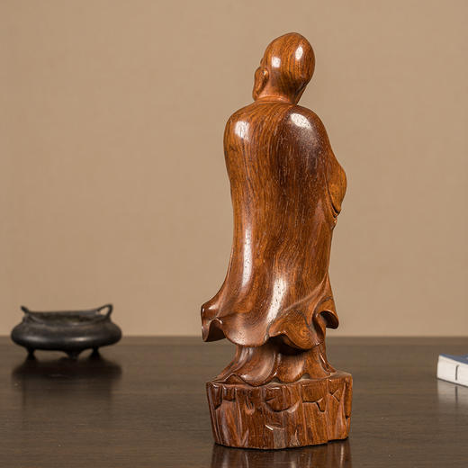 二十世纪 黄花梨雕罗汉像 商品图1