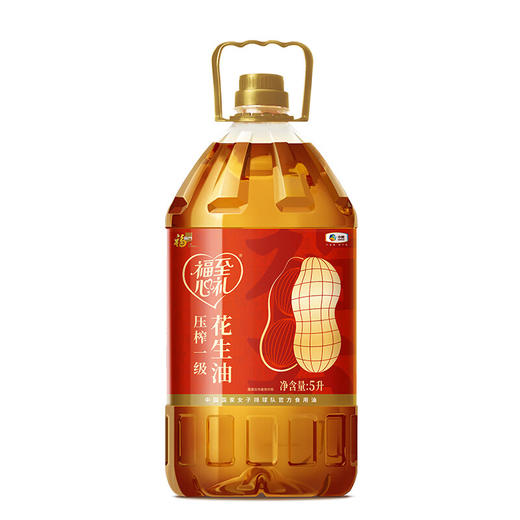 中粮福临门福至心礼压榨—级花生油5L 商品图1
