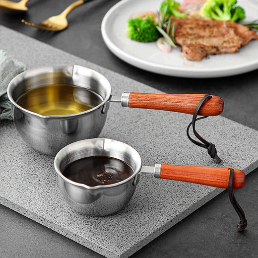 「10.9元到手！多功能热油小锅」不锈钢迷你烧油浇油锅炝油淋油专用小勺泼油锅厨房用品 商品图3