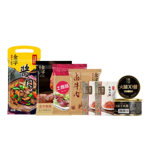金字五福临门火腿腊味礼盒1941g 商品图4