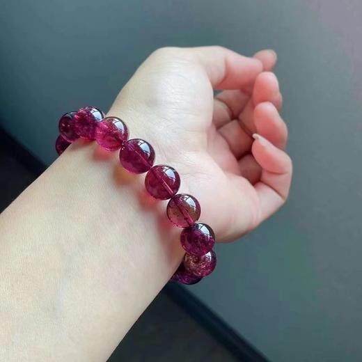 12mm单圈全色红碧玺手串 商品图3