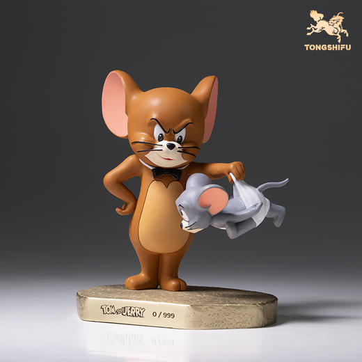 铜师傅 正版授权《猫和老鼠》P款 限量手办 桌面铜摆件家居工艺品 商品图2