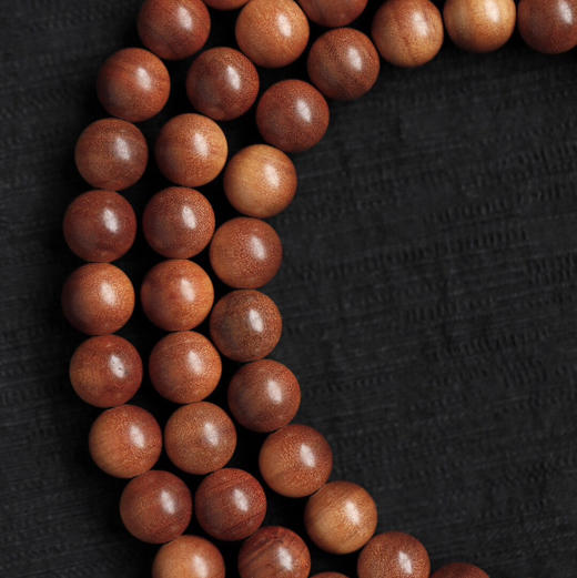 【青山特惠】0.8*108颗沉水级黑肉印度迈索尔正区老山檀手串 L15 商品图4