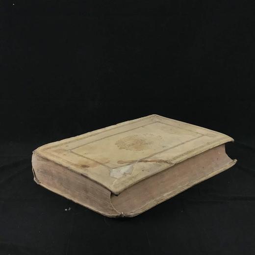 【拉丁语】41*28cm！含藏书票！1745年 修昔底德《伯罗奔尼撒战争史》 2幅版画插图2幅展开地图 全犊皮精装 商品图1