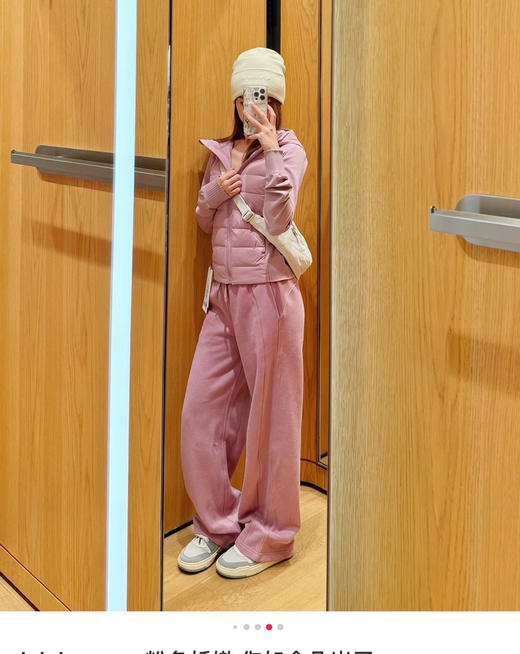 lulu新款原单𝐒𝐜𝐮𝐛𝐚宽松中腰阔腿裤120403 商品图2