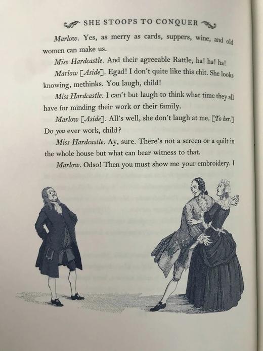 戈德史密斯《屈身求爱》 克莱兰经典插图 豪华皮装16开 商品图6