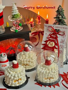 圣诞老人蛋糕（直径12厘米 高15厘米左右，包含装饰的高度）