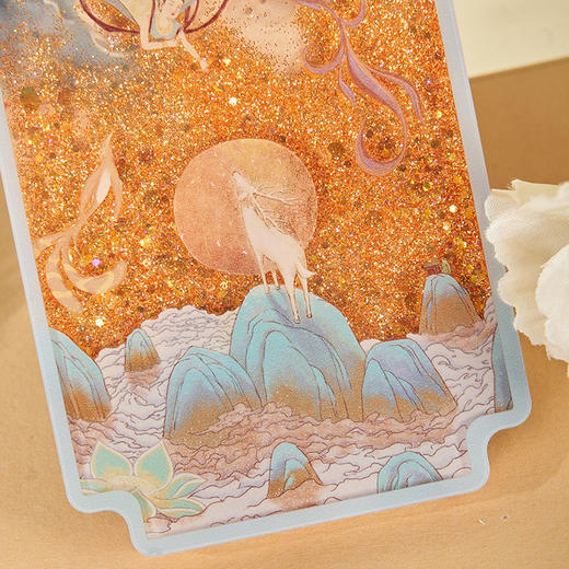 敦煌系列 飞天九色鹿双层流麻冰箱贴 商品图3