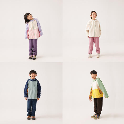 【秋Vol.4】幼岚童装高山绒连帽外套抗风保暖不易起静电24秋季新款儿童男女童ZY 商品图2