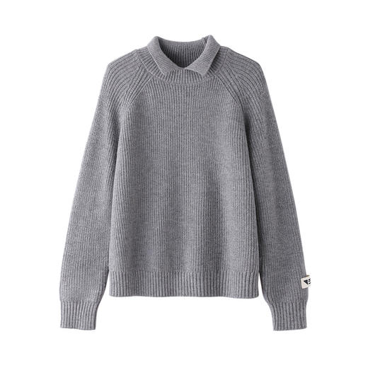 CC-ML-5288娃娃领宽松毛衣打底衫女秋冬厚款洋气内搭小个子针织衫羊毛上衣女 商品图3