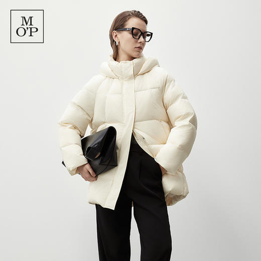 Marc O'Polo/MOP2024冬季新款白鸭绒中长款保暖时尚面包羽绒服女 商品图3