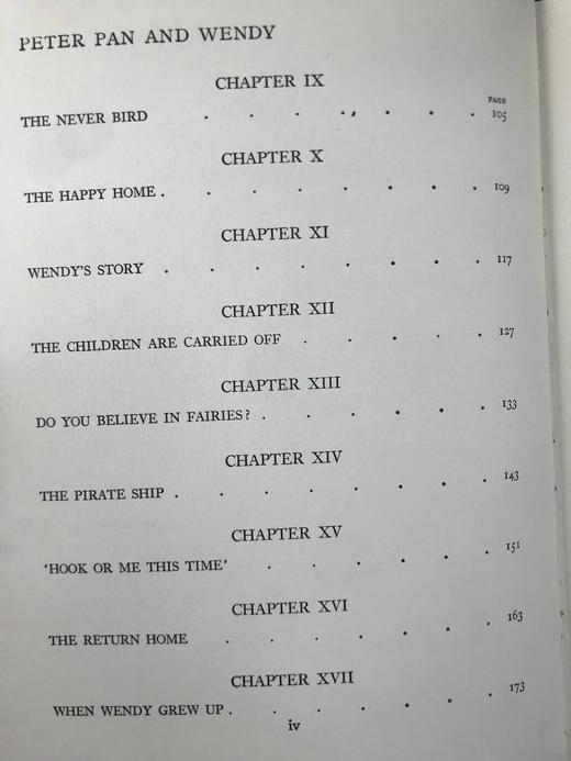 1932年 詹姆斯·巴利《彼得潘与温蒂》 28幅插图 布面精装18开 商品图6