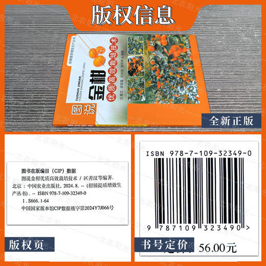 图说金柑优质高效栽培技术【官方正版，可开发票，下单时留开票信息和电子邮箱】 商品图3