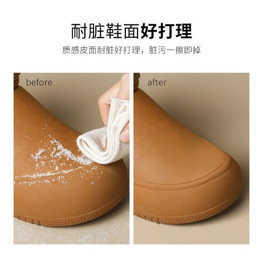 ZHR则则防水厚底雪地靴女新款2024冬季加绒防滑保暖加厚短靴棉鞋 商品图4